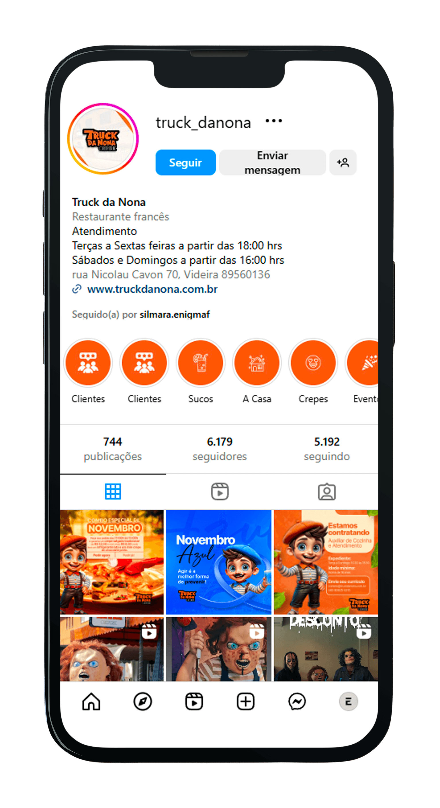 celular truck da nona